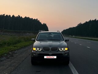 2004 BMW X5 4.4i I (E53) Рестайлинг, серый, 1300000 рублей, вид 2