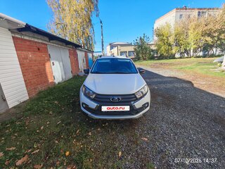 2019 Lada (ВАЗ) Granta Cross I Рестайлинг, белый, 750000 рублей, вид 1