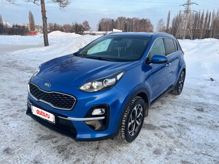 2019 Kia Sportage IV Рестайлинг, синий, 2600000 рублей, вид 1