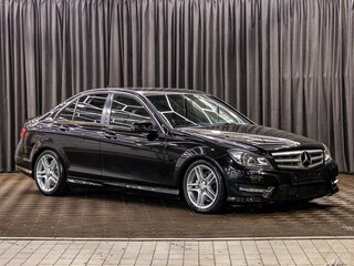 2012 Mercedes-Benz C-Класс 180 BlueEFFICIENCY III (W204) Рестайлинг, чёрный, 1315000 рублей, вид 3