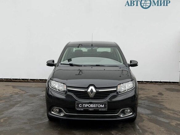 2015 Renault Logan II, чёрный, 675000 рублей - вид 1