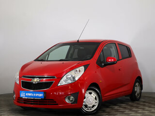 2011 Chevrolet Spark III, красный, 519000 рублей, вид 3