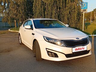 2015 Kia Optima III Рестайлинг, белый, 1350000 рублей, вид 3