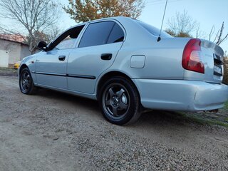 2008 Hyundai Accent ТагАЗ II, серебристый, 300000 рублей, вид 4