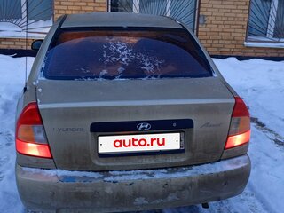 2005 Hyundai Accent ТагАЗ II, бежевый, 350000 рублей, вид 2