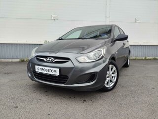 2013 Hyundai Solaris I, серый, 449000 рублей, вид 1