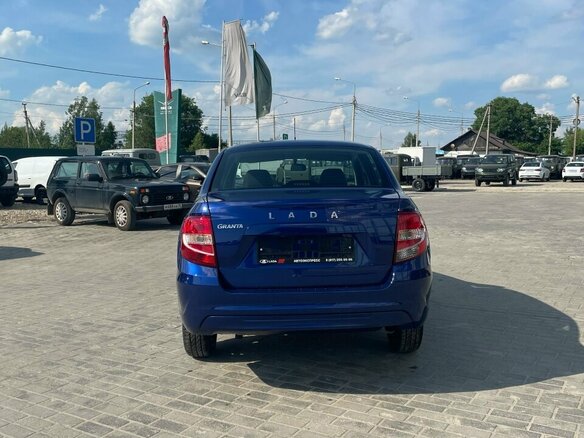 2026 Lada (ВАЗ) Granta I Рестайлинг, синий, 870000 рублей - вид 5