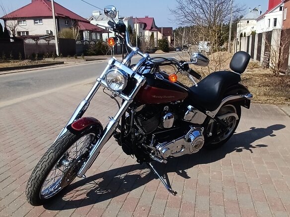 2004 Harley-Davidson Softail Deuce, красный, 896882 рублей - вид 9
