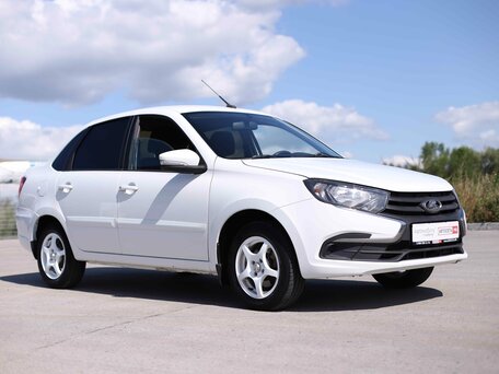 2019 Lada (ВАЗ) Granta I Рестайлинг, белый, 588964 рублей, вид 3