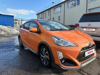2014 Toyota Aqua I, оранжевый, 1300000 рублей, вид 4