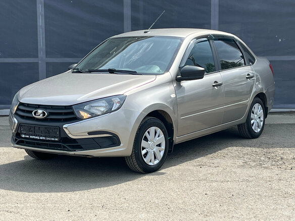 2019 Lada (ВАЗ) Granta I Рестайлинг, серый, 500000 рублей - вид 2