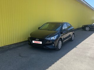 2020 Hyundai Solaris II Рестайлинг, чёрный, 1025000 рублей, вид 5