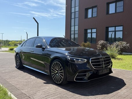 2022 Mercedes-Benz S-Класс 500 Long 4MATIC VII (W223), чёрный, 12550000 рублей, вид 1
