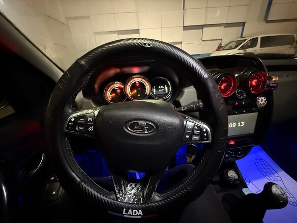 2021 Lada (ВАЗ) Largus Cross I Рестайлинг, синий, 1150000 рублей - вид 4