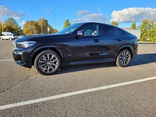 2021 BMW X6 40i III (G06), синий, 5500000 рублей, вид 4