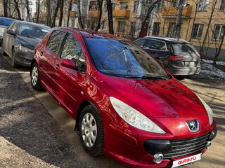 2007 Peugeot 307 I Рестайлинг, красный, 399000 рублей, вид 1