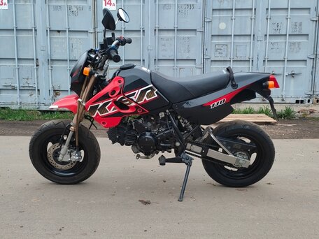 2007 Kawasaki KSR 110, красный, 189000 рублей, вид 4