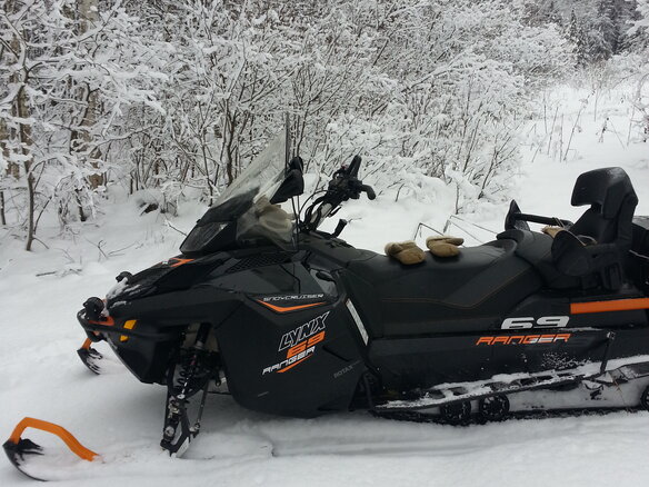 2020 BRP Lynx 69 Ranger Snowcruiser, чёрный, 2500000 рублей - вид 1