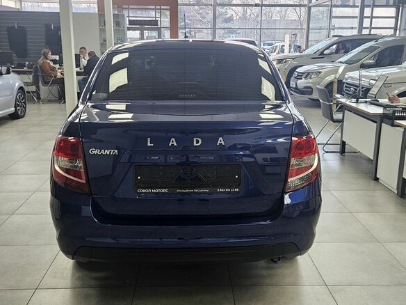 2026 Lada (ВАЗ) Granta I Рестайлинг, синий, 1102860 рублей - вид 4