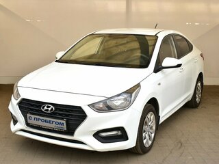 2018 Hyundai Solaris II, белый, 1120000 рублей, вид 1