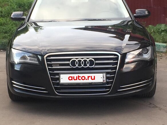 2011 Audi A8 Long III (D4), чёрный, 1900000 рублей
