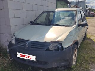 2009 Renault Logan I, бежевый, 99999 рублей, вид 1