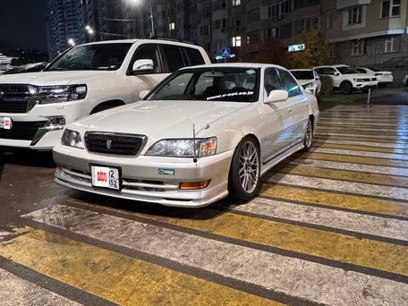 1998 Toyota Cresta V (X100) Рестайлинг, белый, 850000 рублей, вид 3