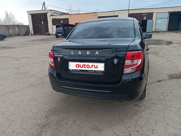 2023 Lada (ВАЗ) Granta Euro-2 I Рестайлинг, чёрный, 700000 рублей - вид 2