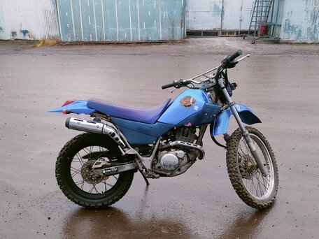 2002 Yamaha XT225 Serow, синий, 179000 рублей, вид 4