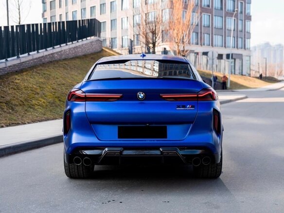 2021 BMW X6 M Competition III (F96), синий, 11800000 рублей - вид 6