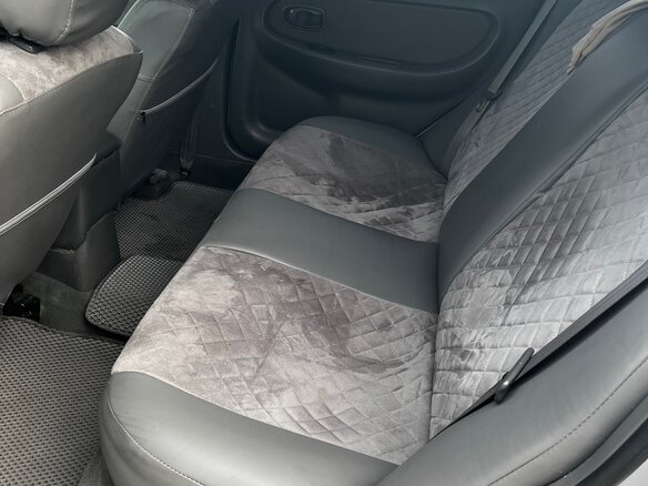 2006 Kia Spectra I Рестайлинг 2, серебристый, 400000 рублей - вид 6