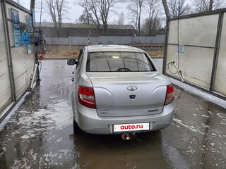 2012 Lada (ВАЗ) Granta I, серебристый, 299000 рублей, вид 3