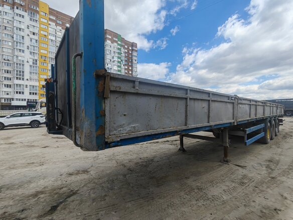 2008 МАЗ Полуприцеп бортовой, синий, 470000 рублей