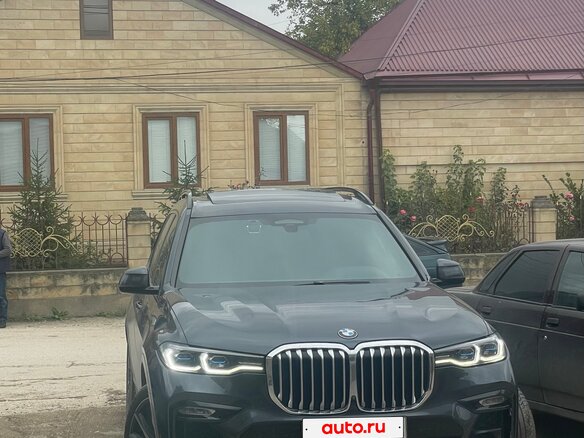 2019 BMW X7 30d I (G07), серый, 6100000 рублей - вид 4