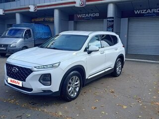 2019 Hyundai Santa Fe IV, белый, 2850000 рублей, вид 3