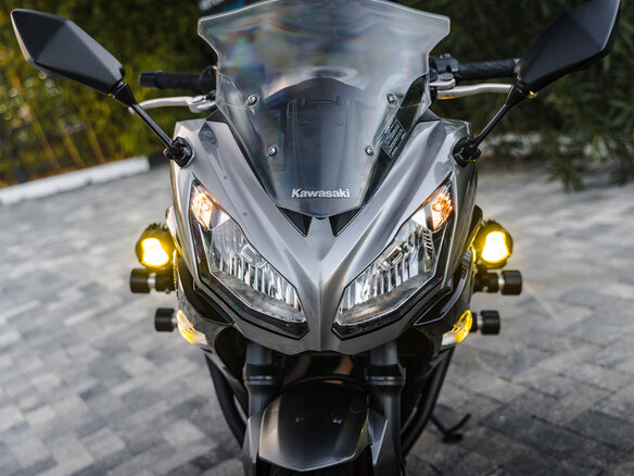 2017 Kawasaki Ninja 400, пурпурный, 486000 рублей - вид 6