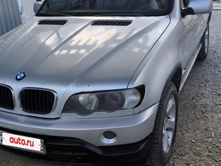2002 BMW X5 3.0i I (E53), серебристый, 810000 рублей, вид 1