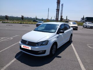 2019 Volkswagen Polo V Рестайлинг, белый, 970000 рублей, вид 2