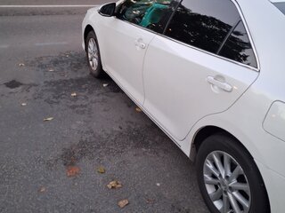 2014 Toyota Camry VII (XV50), белый, 1500000 рублей, вид 3