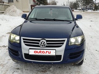 2008 Volkswagen Touareg I Рестайлинг, синий, 1050000 рублей, вид 1
