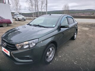 2017 Lada (ВАЗ) Vesta I, зелёный, 700000 рублей, вид 2