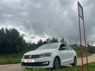 2017 Volkswagen Polo V Рестайлинг, белый, 1190000 рублей, вид 5