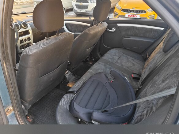 2011 Renault Logan I Рестайлинг, синий, 450000 рублей - вид 13