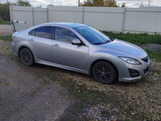 2011 Mazda 6 II (GH) Рестайлинг, серебристый, 650000 рублей, вид 2