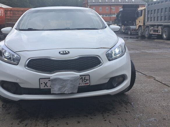 2015 Kia Ceed II, белый