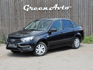 2021 Lada (ВАЗ) Granta I Рестайлинг, чёрный, 610000 рублей, вид 1