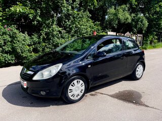 2007 Opel Corsa D, чёрный, 329500 рублей, вид 3