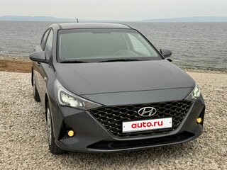 2021 Hyundai Solaris II Рестайлинг, серый, 1620000 рублей, вид 2
