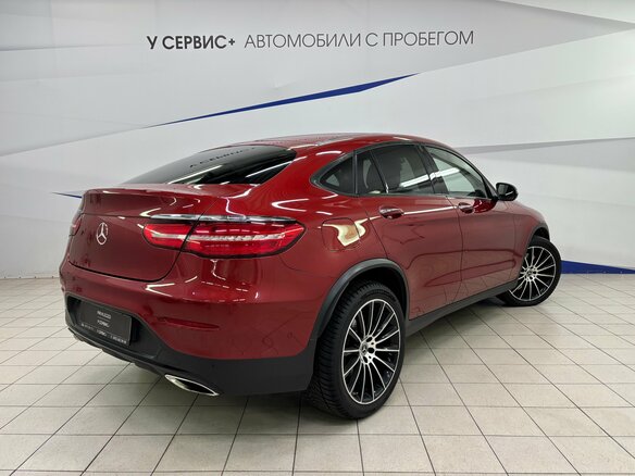 2017 Mercedes-Benz GLC Coupe 250 I (C253), красный - вид 2