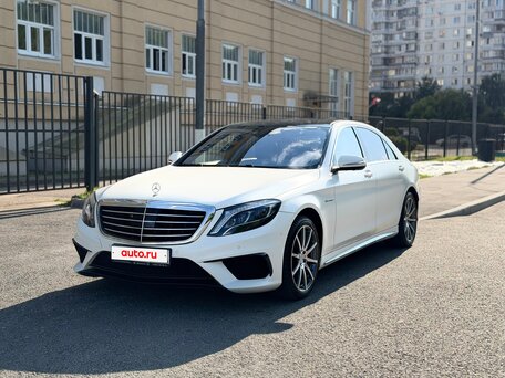 2014 Mercedes-Benz S-Класс AMG 63 AMG Long III (W222, C217), белый, 4750000 рублей, вид 1